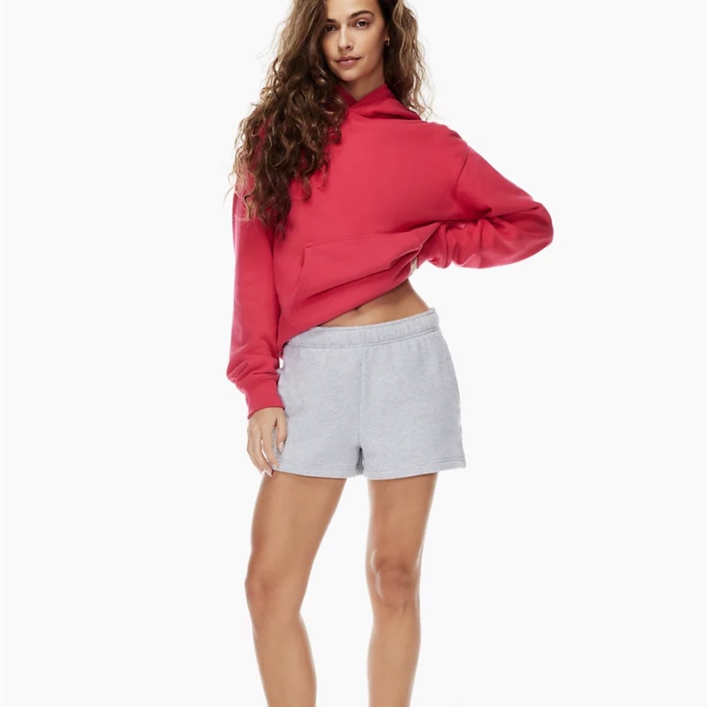 TNA Cozy AF Sweat shorts (Aritzia)